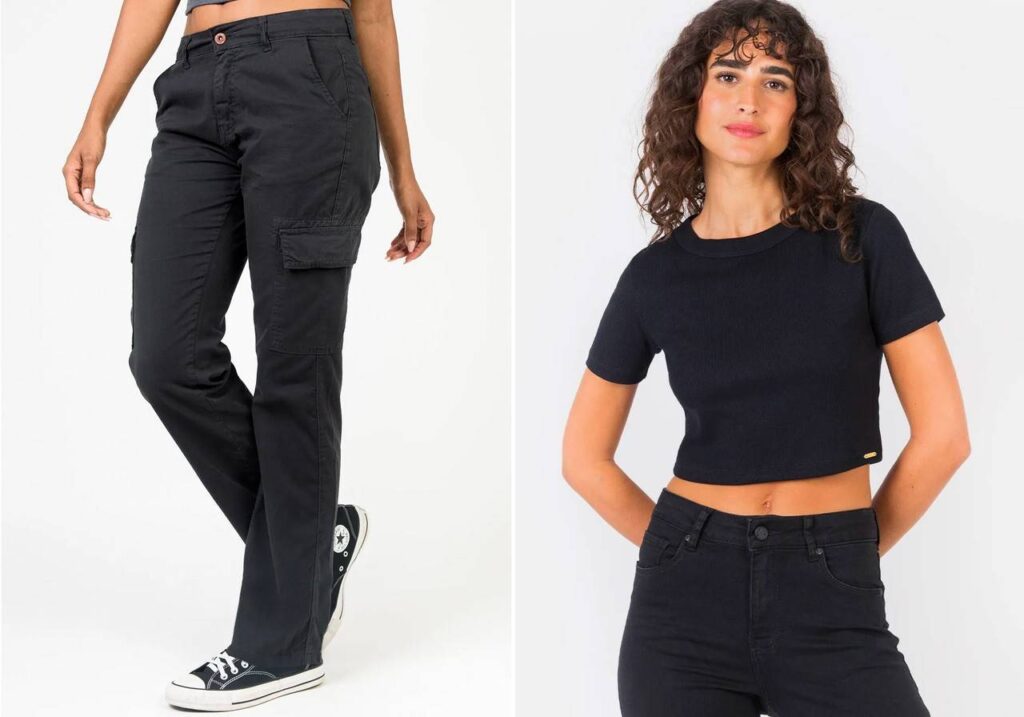 9 ideias de looks com calça cargo para usar sempre!