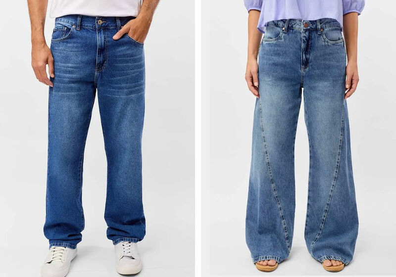 jeans-com-lavagem-destroyed-e-estilosos-homem-e-mulher